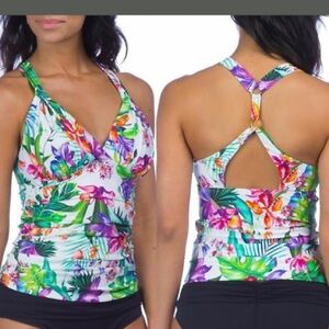 La Blanca Floral Swim Coverup - Multicolor